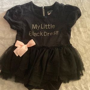 The Children’s Place Baby Girl Little Black Dress Size 9-12 months